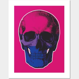 Bisexual Skull Posters and Art